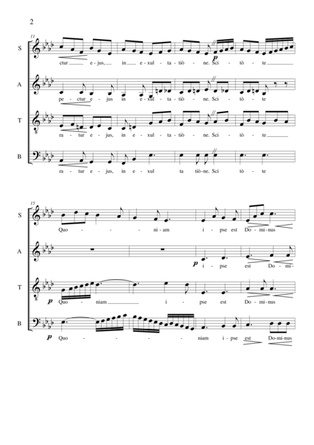 Jubilate Deo Omnis Terra Satb A Cappella Page 2