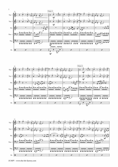 Jump Van Halen Brass Quintet Page 2