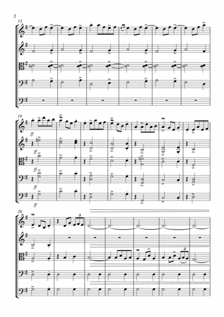 Jumping Dance From Lyric Pieces Op 38 5 String Quartet Ensemble Page 2