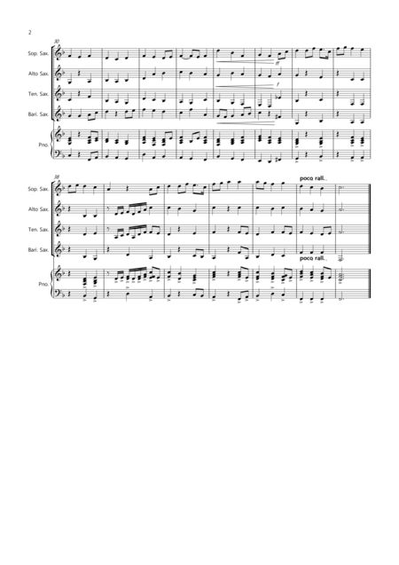 Jupiter Hymn For Saxophone Quartet Page 2