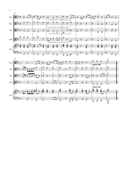 Jupiter Hymn For Viola Quartet Page 2