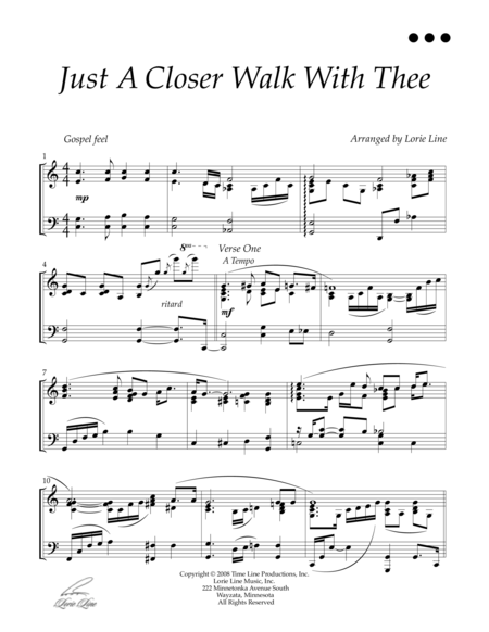 Just A Closer Walk With Thee Page 2