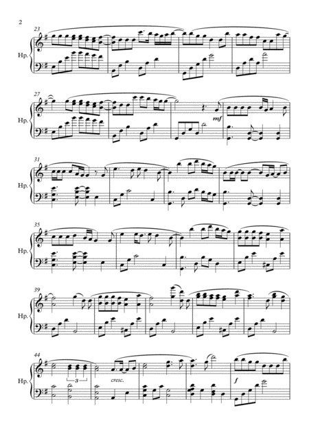 Just Give Me A Reason Pedal Harp Solo Page 2