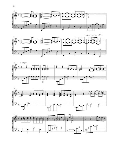 Just What I Needed Sheet Music For Piano Page 2