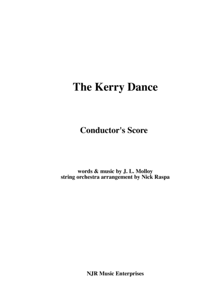 Kerry Dance Score Page 2