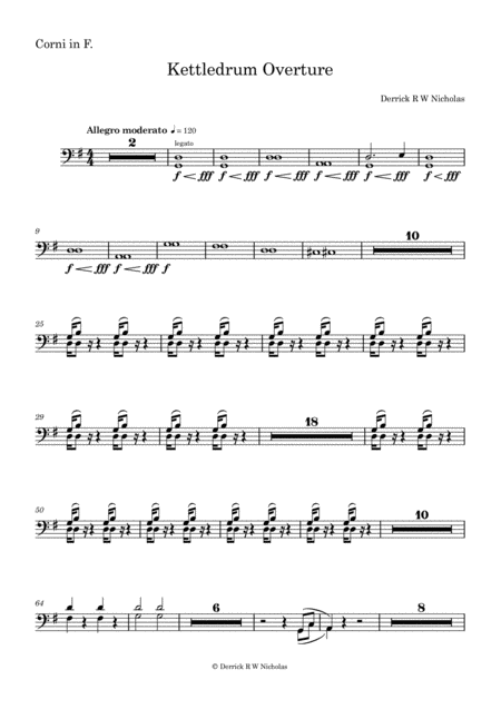 Kettledrum Overture Opus 2 French Horn Page 2