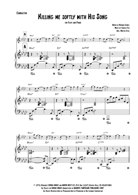 Killing Me Softly With His Song For Flute And Piano Page 2