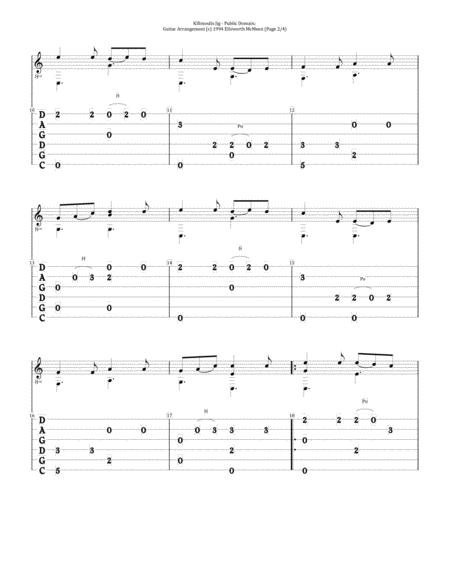 Killmoulis Jig For Fingerstyle Guitar Tuned Cgdgad Page 2