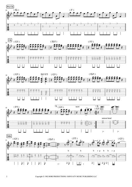 Kiss I M A Legend Tonight Guitar Page 2