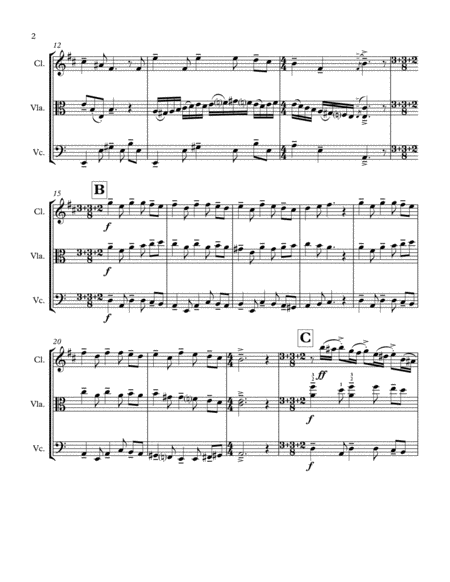 Klezmorim The Klezmer Musicians For Clarinet And Cello With Optional Viola Page 2