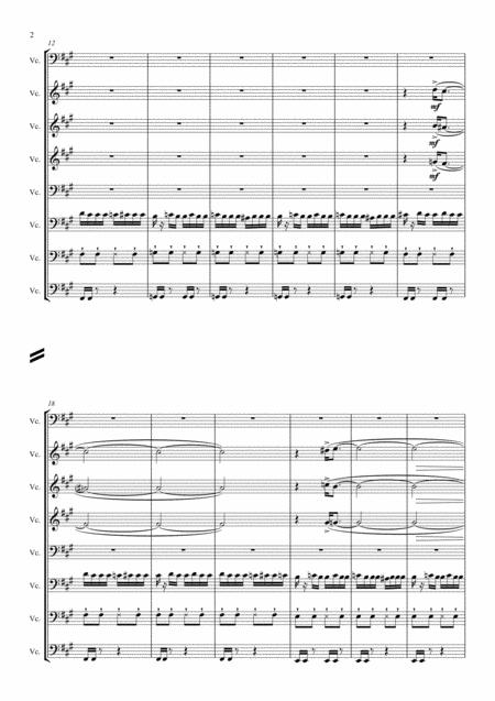 Knight Rider For Cello Ensemble Page 2
