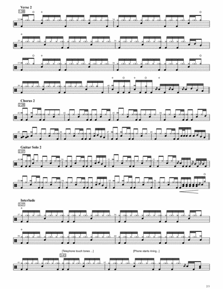 Knockin On Heavens Door Guns N Roses Drums Page 2