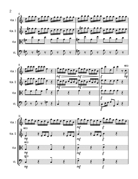 Kramer Vs Kramer Theme String Quartet Page 2