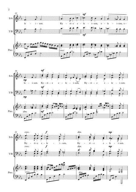 Kyrie Satb Page 2