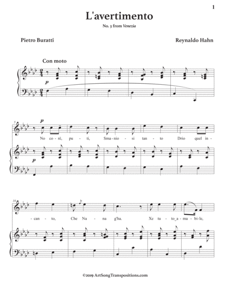 L Avertimento Transposed To F Minor Page 2