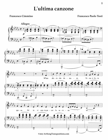 L Ultima Canzone B Flat Minor Page 2