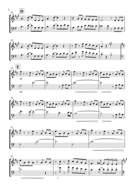 La Cucuracha Trumpet And Trombone Duet Page 2