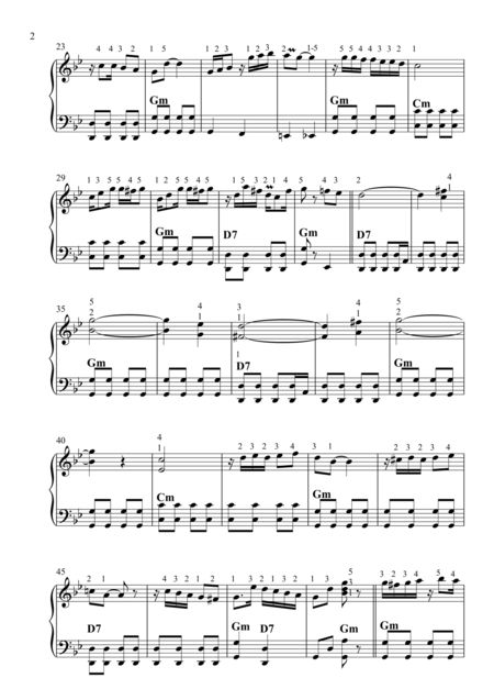 La Cumparsita Tango Partitura Para Acordeon Sheet Music For Accordion Page 2