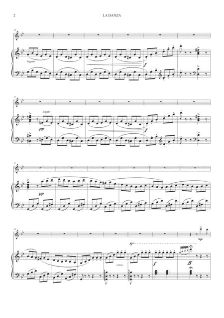 La Danza Neapolitan Tarantella For Flute And Piano Page 2