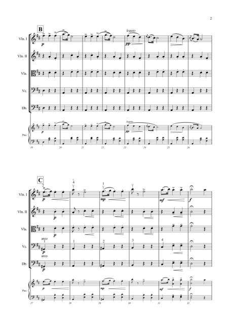 La Donna E Mobile From Rigoletto By Giuseppe Verdi Arranged For String Orchestra By Adrian Mansukhani Page 2