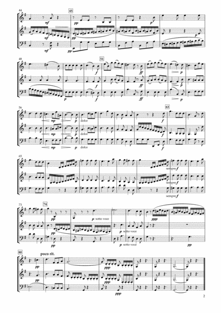 La Fede For Clarinet Trio Page 2