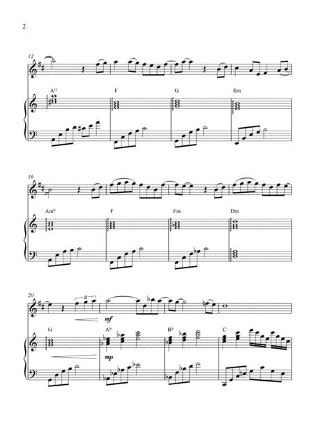 La La La Love Song Tenor Saxophone Solo And Piano Accompaniment Page 2