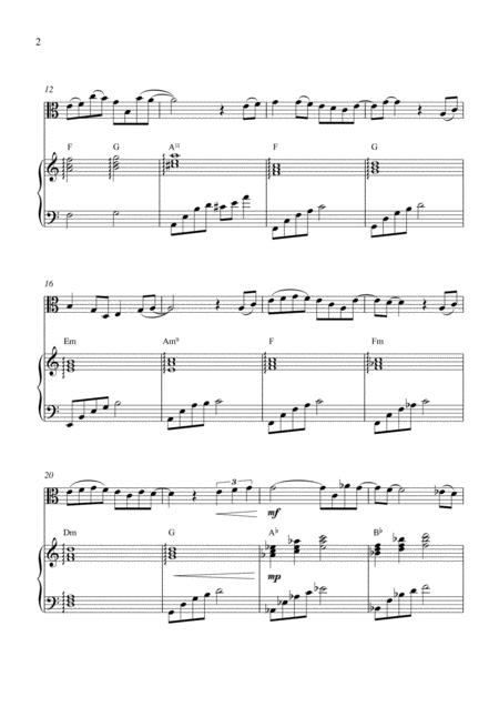 La La La Love Song Viola Solo And Piano Accompaniment Page 2