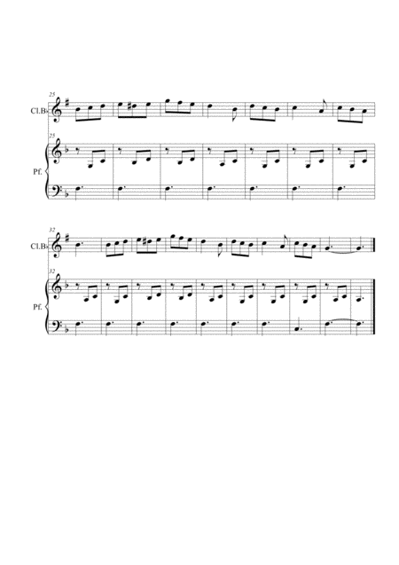 La Piva Clarinet In B And Piano Page 2