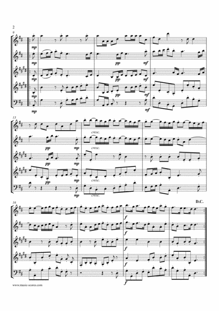 La Rjouissance Flute Oboe Clarinet Bass Clarinet And Bassoon Page 2