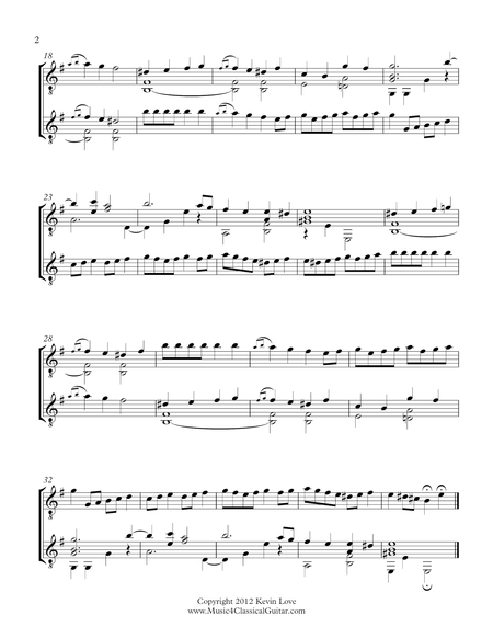La Rossignol Guitar Duo Score And Parts Page 2