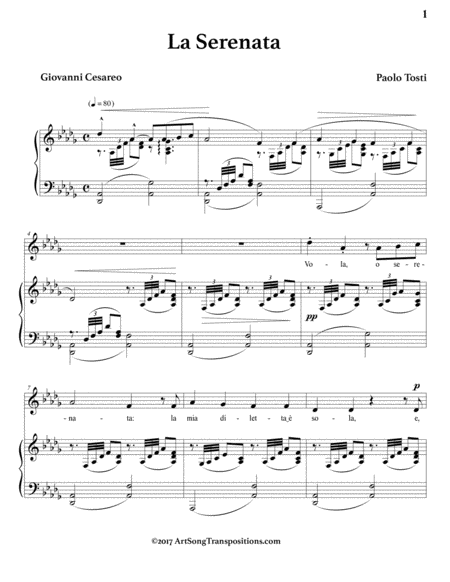 La Serenata D Flat Major Page 2