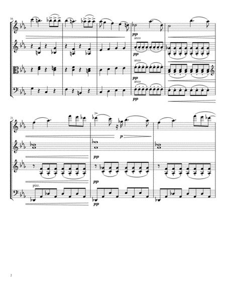 La Traviata Act 3 Prelude For String Quartet Page 2