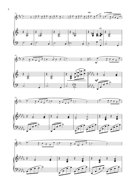 La Vie En Rose Arranged For Tenor Saxophone Page 2