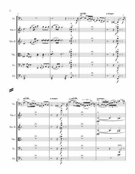 Lalo Cello Concerto In D Minor 1st Movement Solo Cello And String Orchestra Page 2