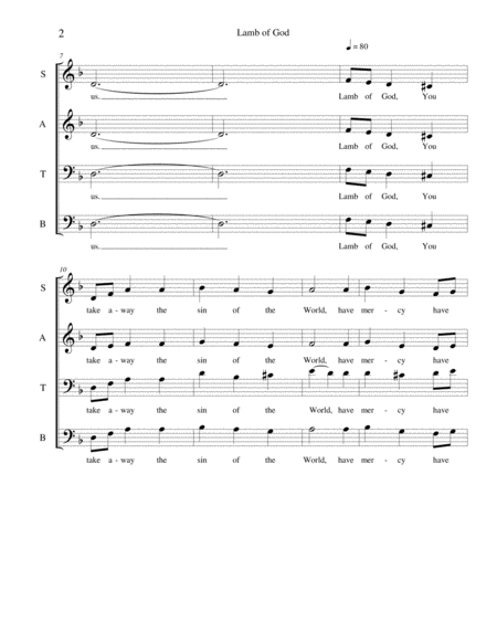 Lamb Of God Choir Page 2