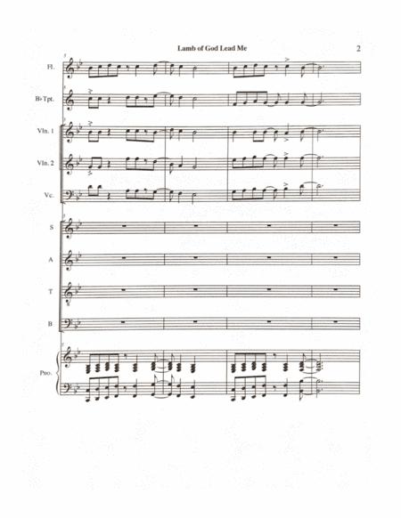 Lamb Of God Lead Me Satb Page 2