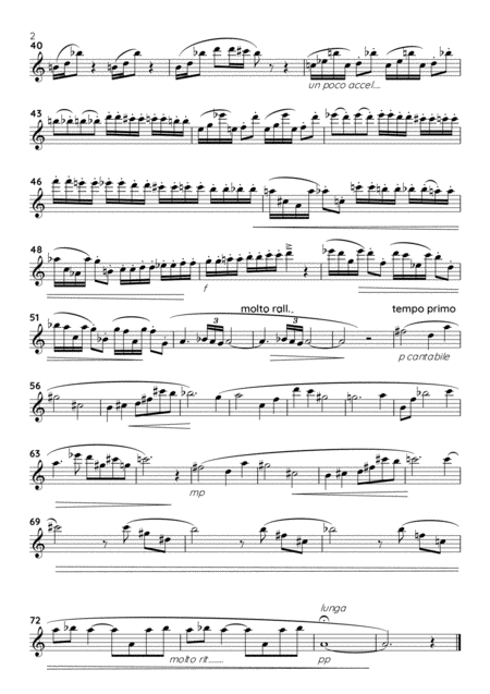 Lament For Solo Flute Page 2