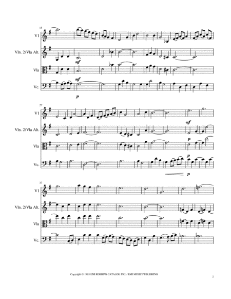 Laras Theme From Dr Zhivago Somewhere My Love String Trio Page 2