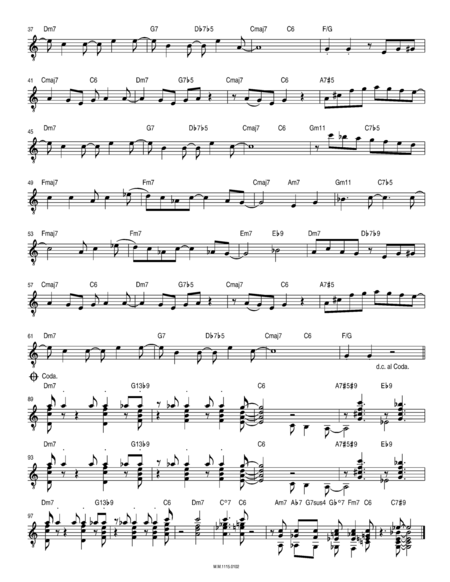 Last Saturday Night Chord Melody Guitar Solo Page 2