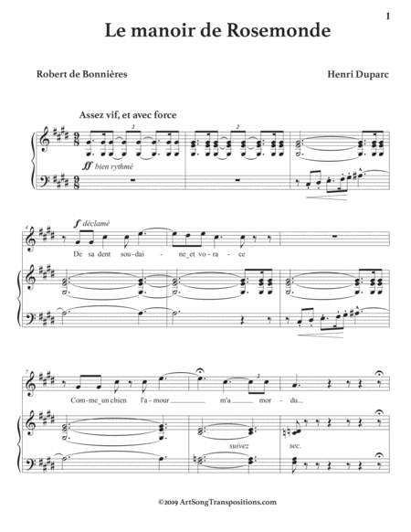 Le Manoir De Rosemonde C Sharp Minor Page 2