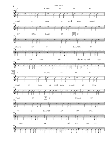 Le Petit Matin Score Et 4 Partitions Page 2