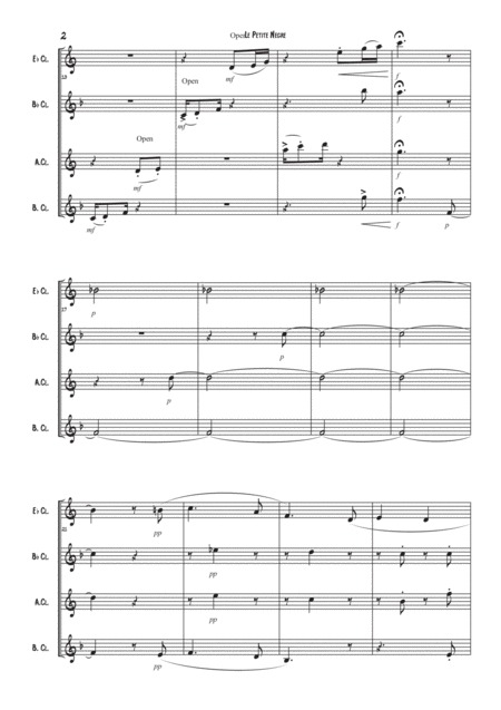 Le Petite Negre Clarinet Quartet Page 2