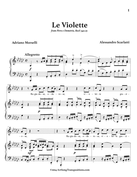 Le Violette G Flat Major Page 2