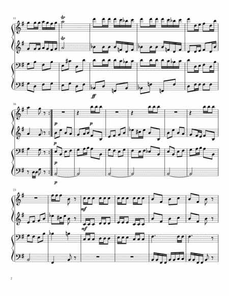 Les Toreadors From Carmen Suite No 1 For Piano Duet Page 2