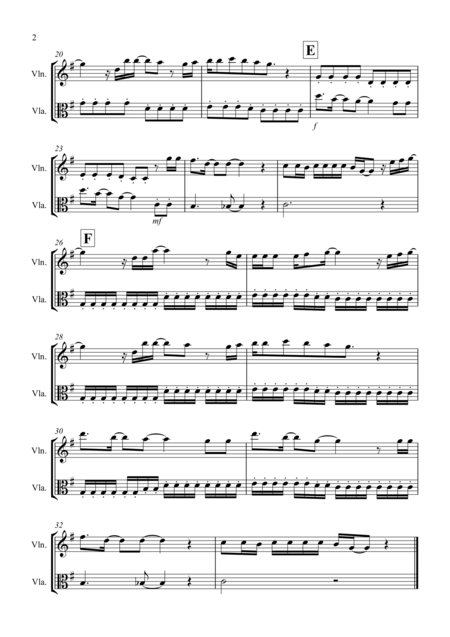 Let It Go From Frozen For Violin And Viola Duet Page 2