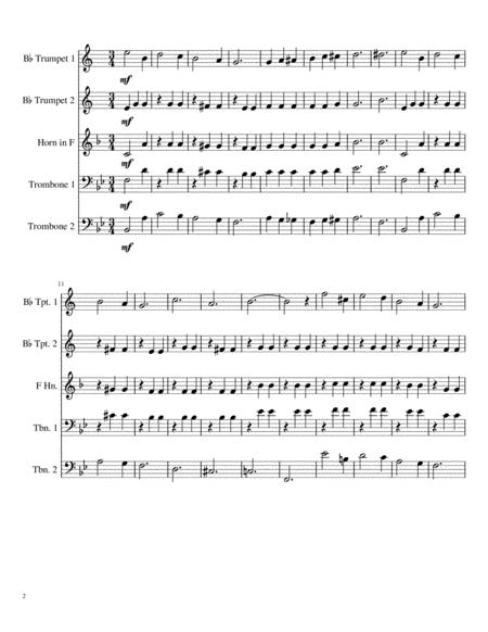 Let Me Call You Sweetheart For Brass Quartet Page 2