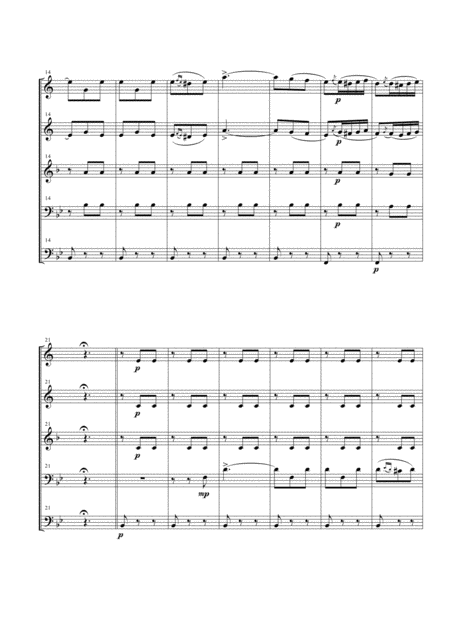 Libiamo Ne Lieti Calici Brindisi For Brass Quintet Page 2