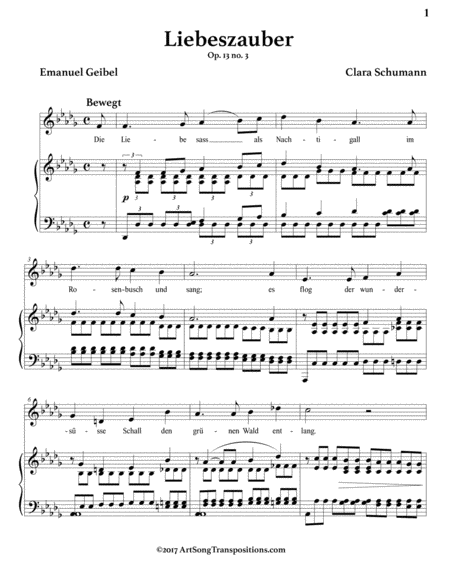 Liebeszauber Op 13 No 3 D Flat Major Page 2