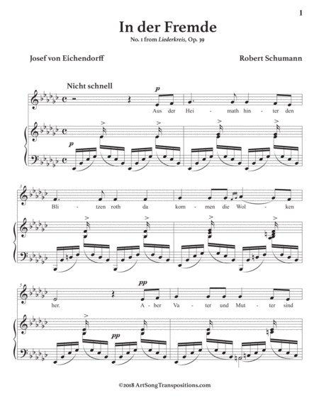 Liederkreis Op 39 Medium Key No 3 Page 2