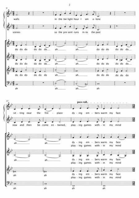 Like An Angel Passing Through My Room Satb Page 2